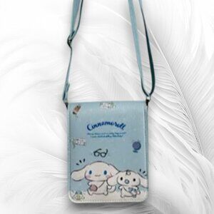Cinnamoroll Crossbody Bag Light Blue 6 x 5 x 2.7 inch